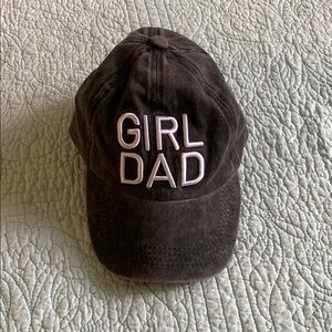 Black and White Embroidered Dad Hat